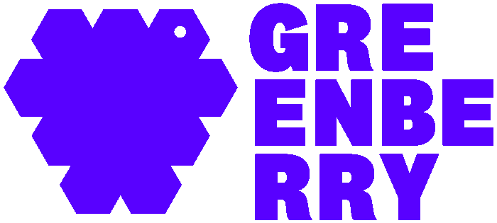 Logo Greenberry paars